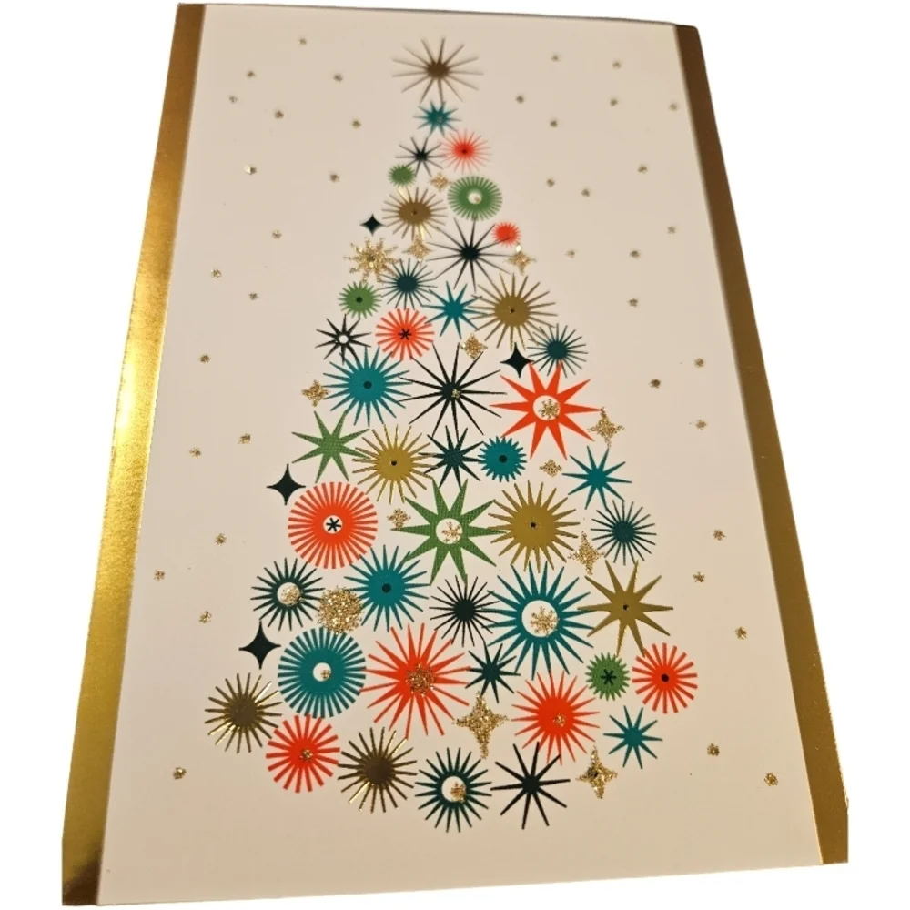 Hallmark Holiday Card Boxed Set with Envelopes Open Box -1 Card & Envelope 15 Ct